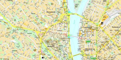 Budapest kaart bekijken